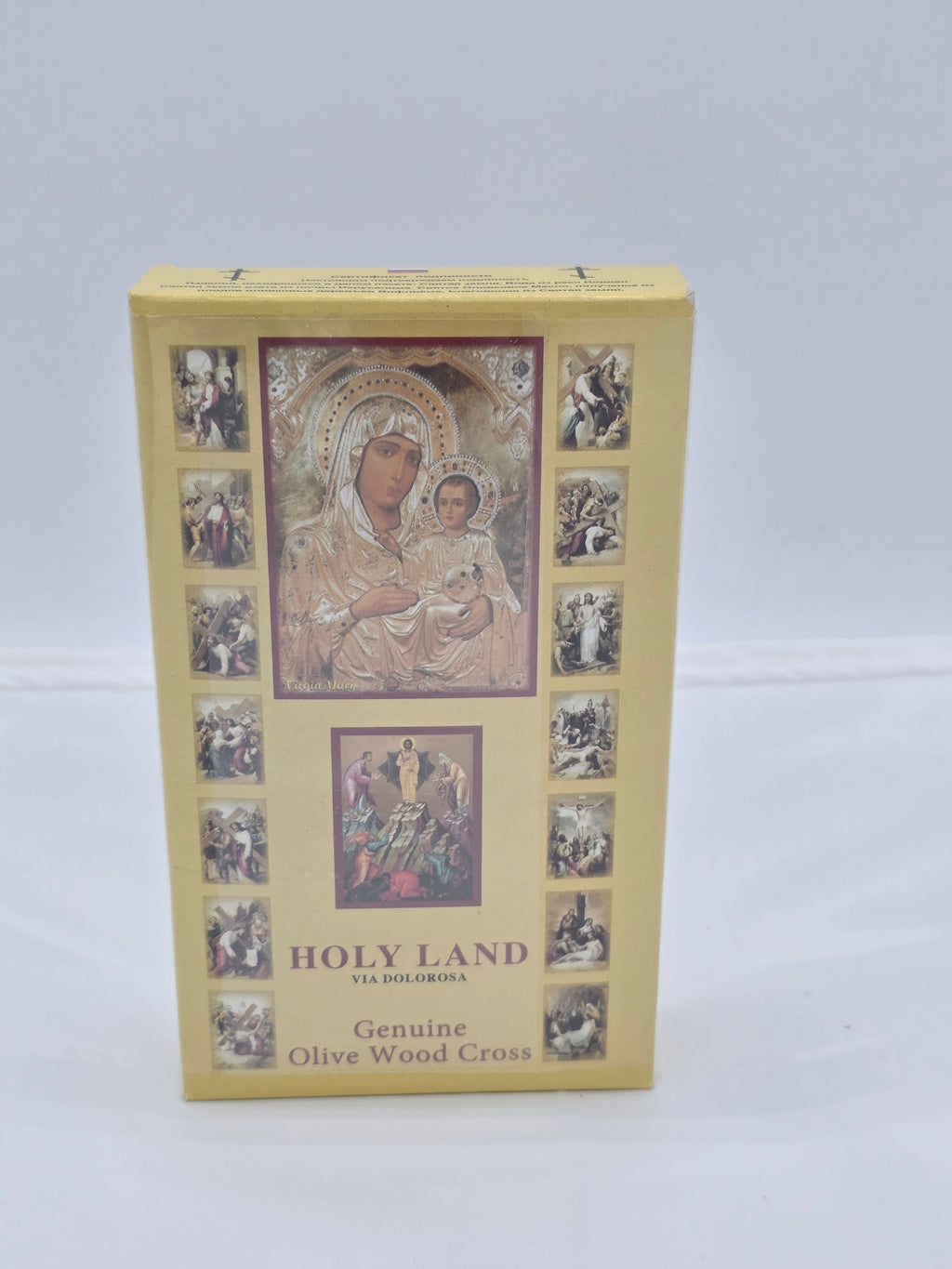 Holy Box ( Holy Oil , Holy Water , Frankincense and Holy Soil ) with Crucifix