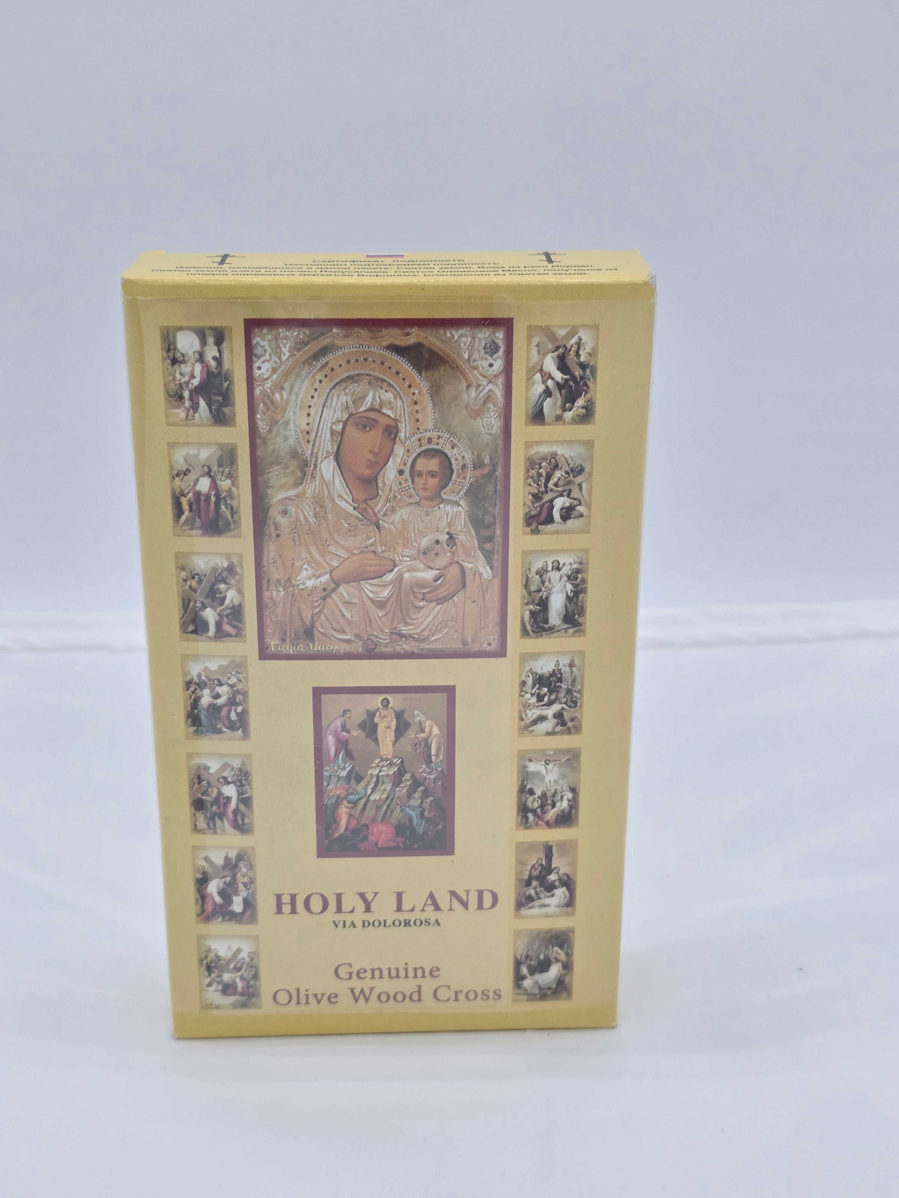 Holy Box ( Holy Oil , Holy Water , Frankincense and Holy Soil ) with Crucifix