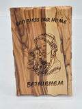Engraved Our Lady and Baby Jesus