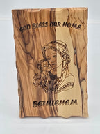 Engraved Our Lady and Baby Jesus