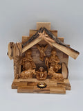 Handmade Olive wood Nativity Set Medium