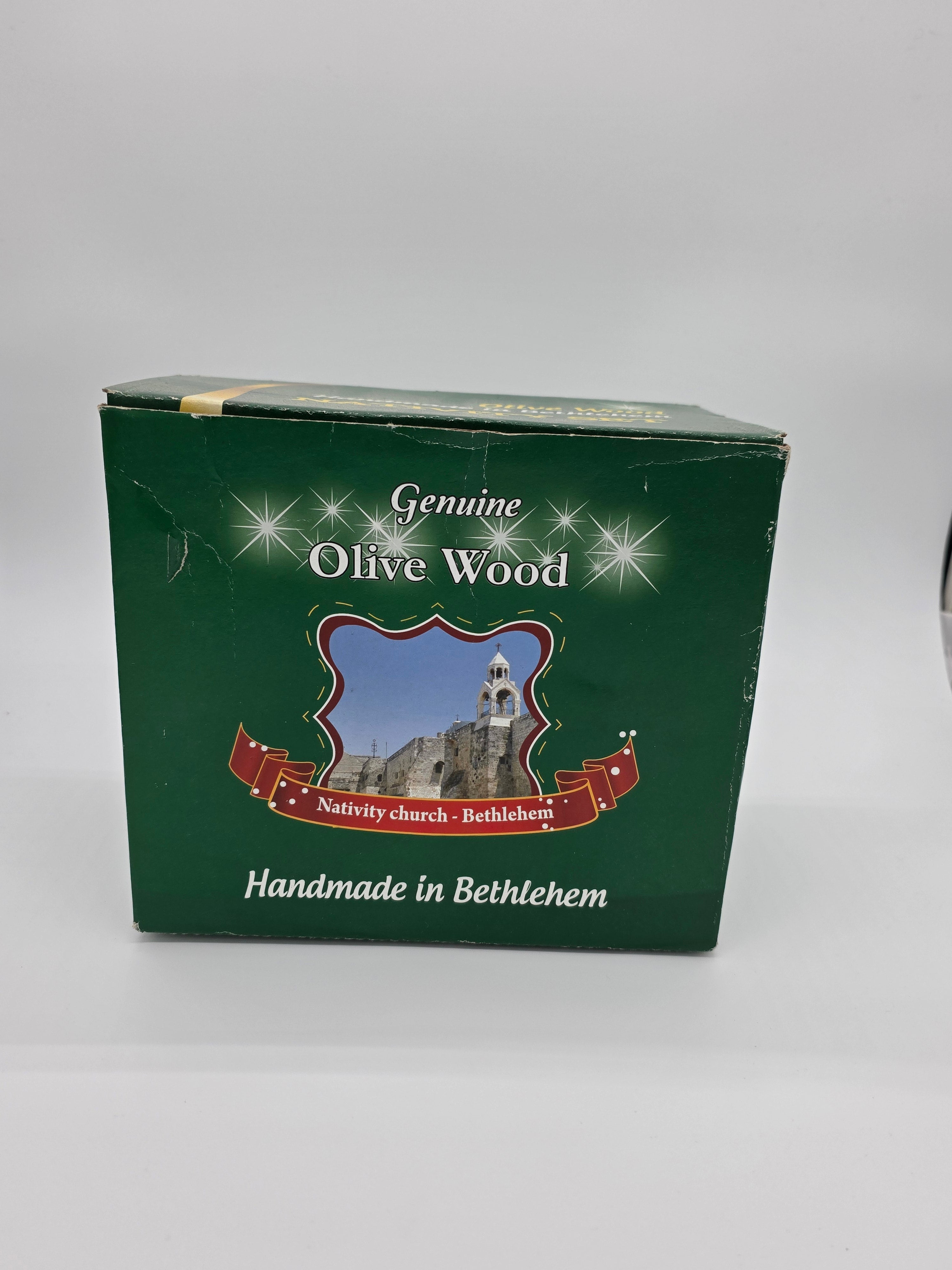 Handmade Olive wood Nativity Set Medium