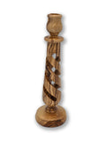 Handmade Olive Wood Candle Stick