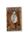 Handmade Plaque with the Holy Family