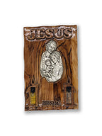Handmade Plaque with the Holy Family