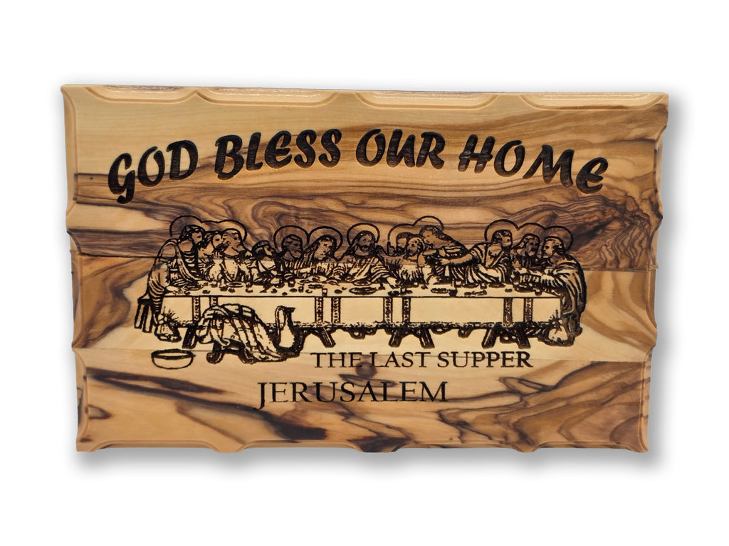 Engraved Last Supper Plaque
