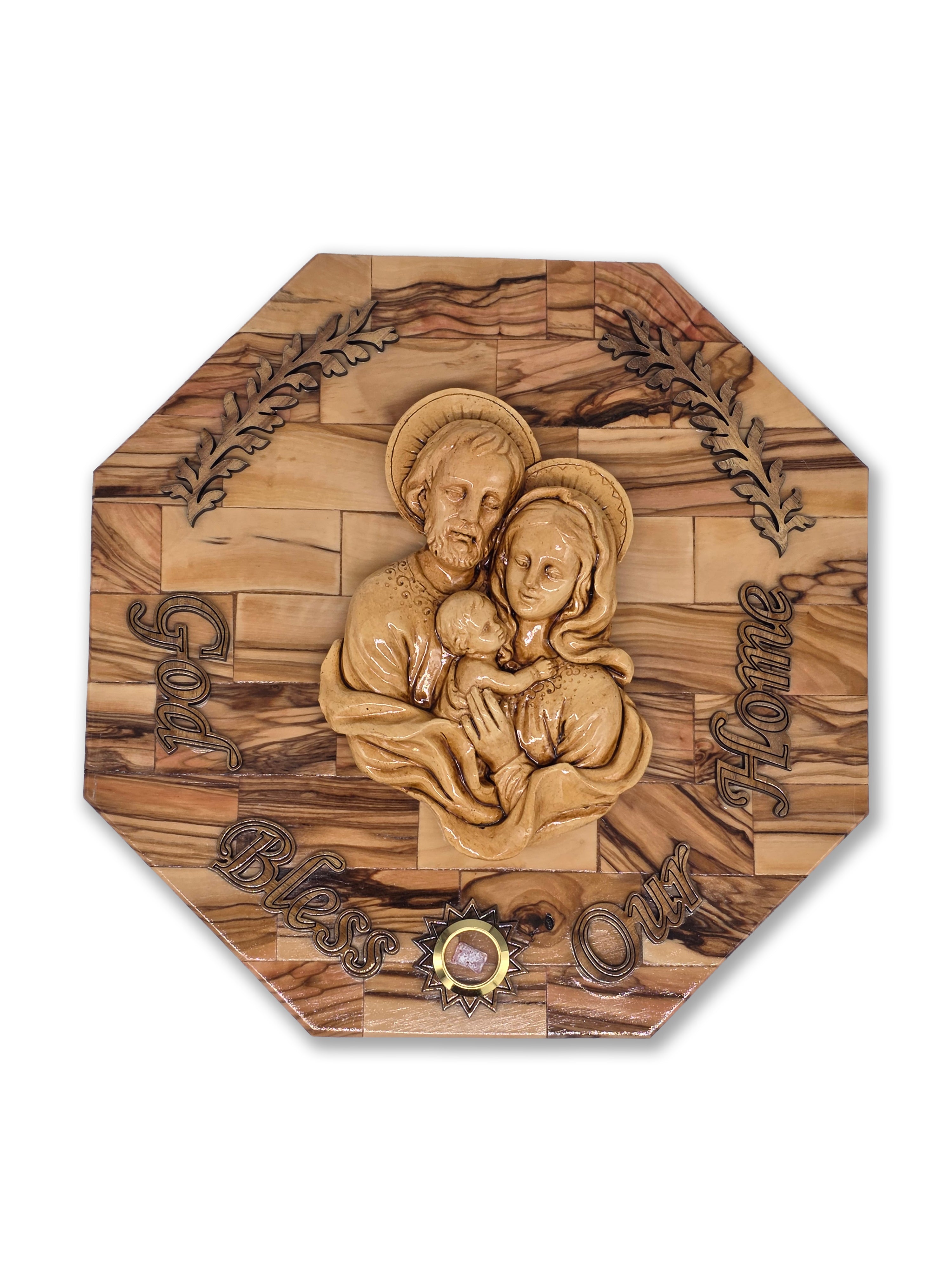 Holy Family Plaque Medium