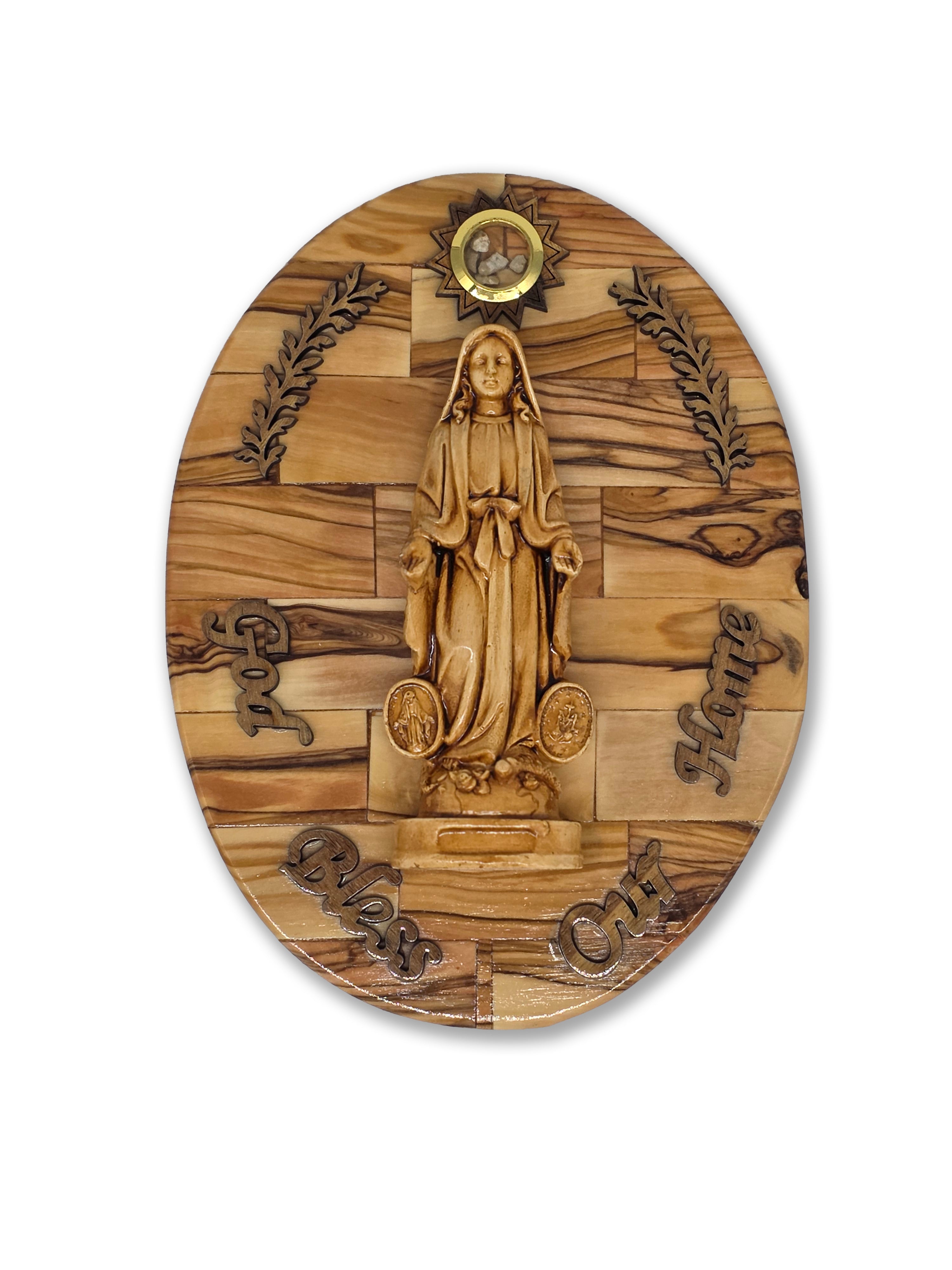 Our Lady of the Medal Plaque Oval