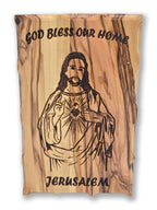 Engraved Sacred Heart of Jesus Plaque