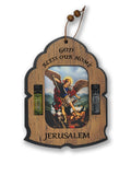Hanging St Micael Plaque