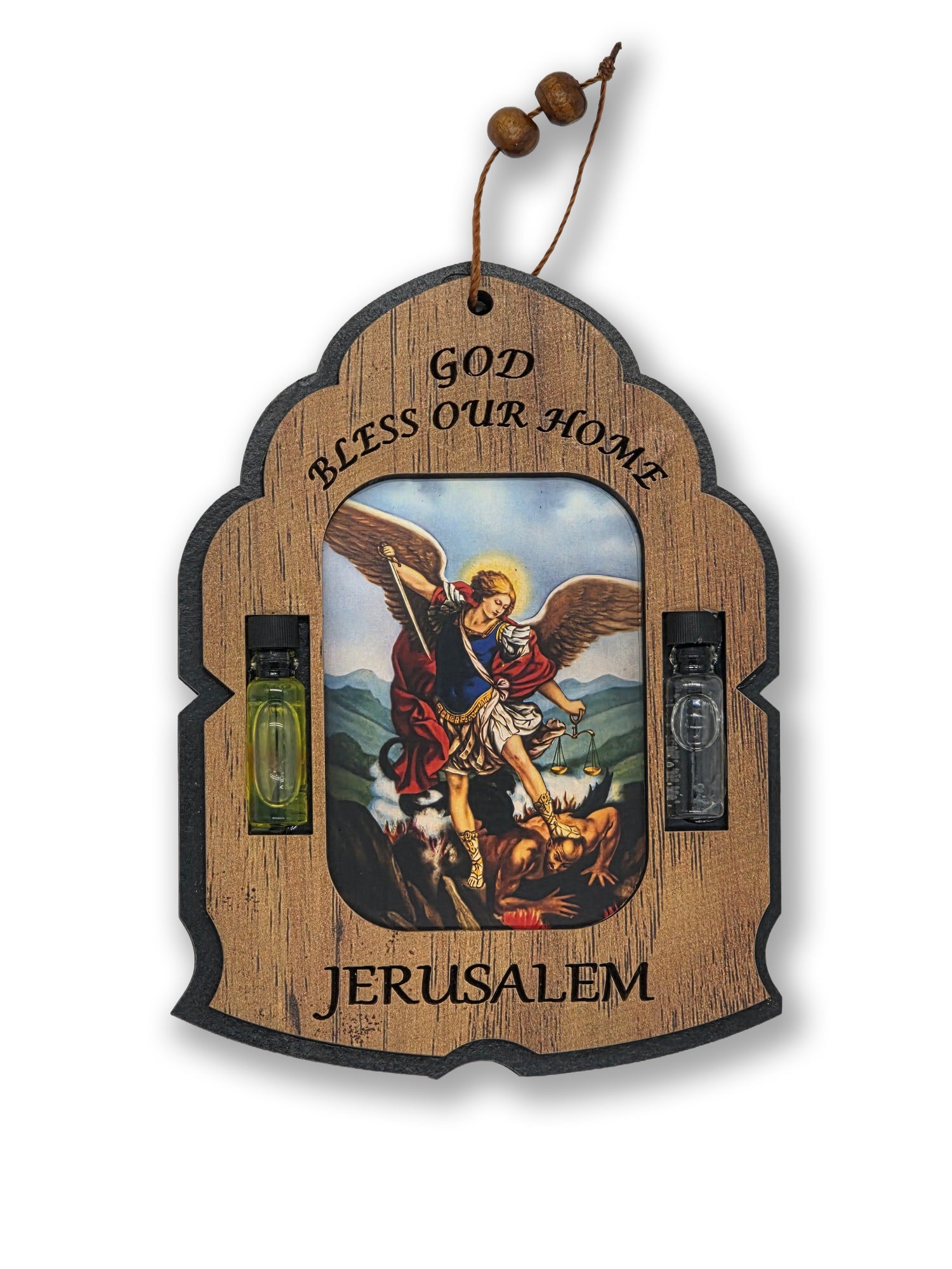 Hanging St Micael Plaque
