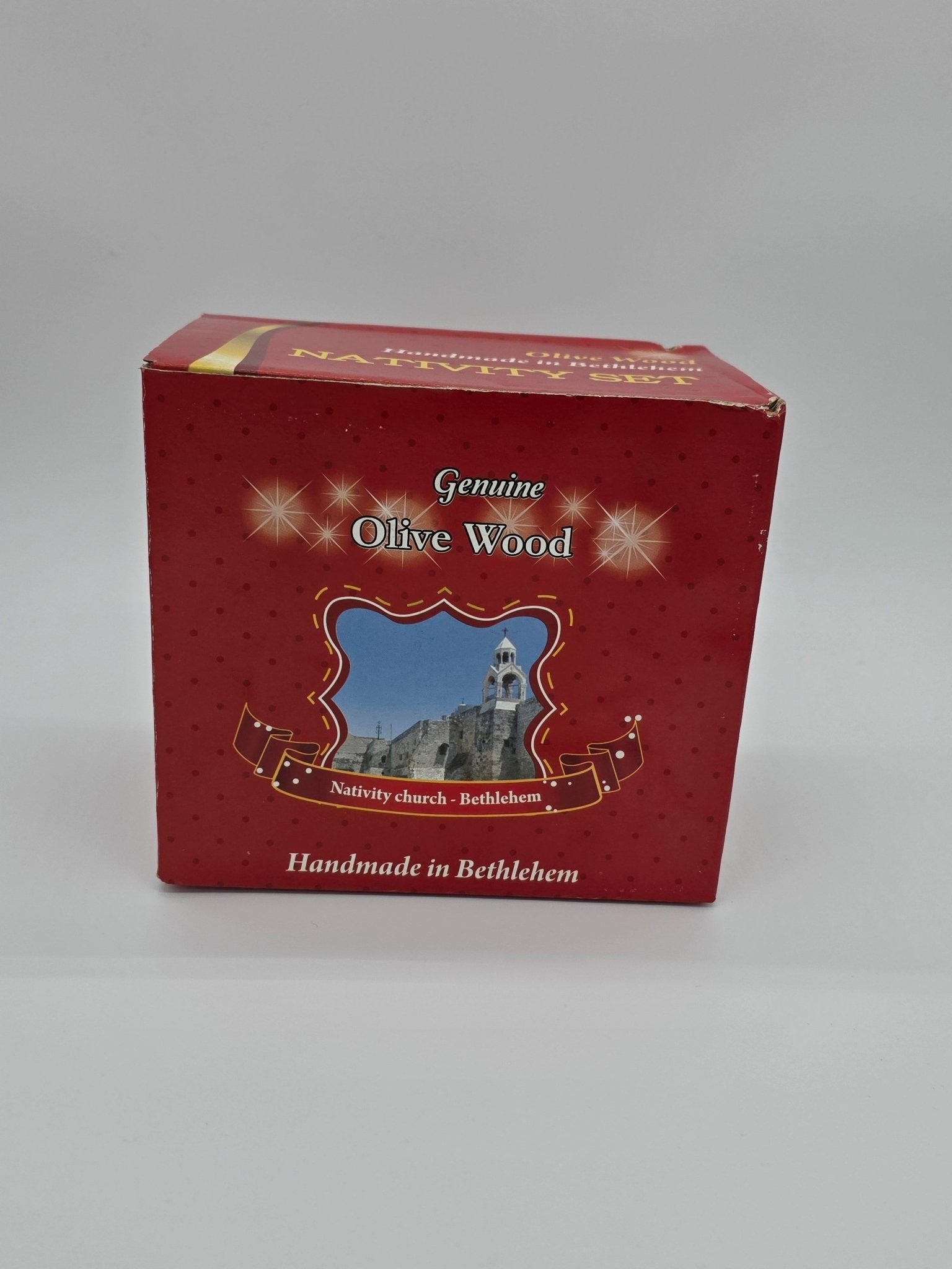 Handmade Musical Olive Wood Nativity Set LargeHolylands Crafts#original_value##Olive_wood##Bethlehem#